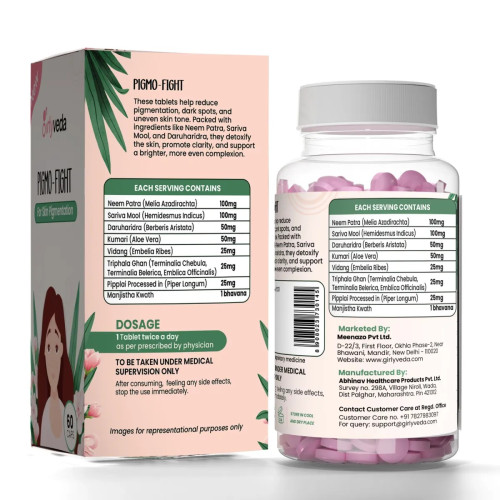 Girlyveda Pigmo Fight  Tablets (60 Tablets)
