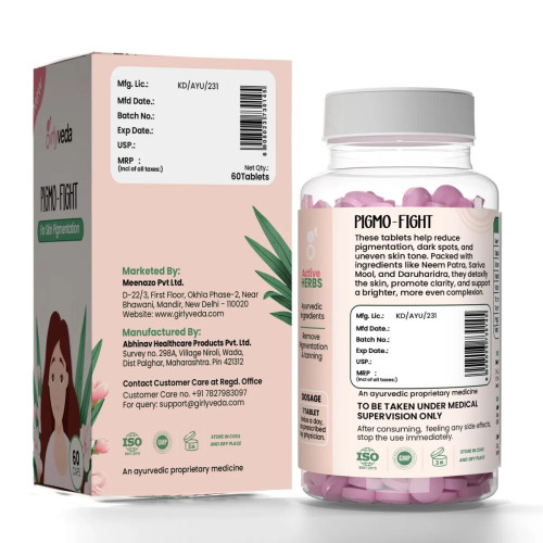 Girlyveda Pigmo Fight  Tablets (60 Tablets)