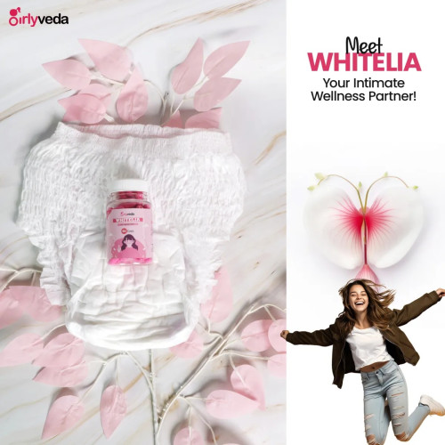 Girlyveda Whitelia  Capsules + Kachnar Extract  Capsules (Each 60Cap) (1Pack)