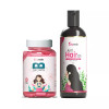 Girlyveda B Growth  Capsulesule + Just Hair Oil (60cap + 100ml Oil) (1Pack)