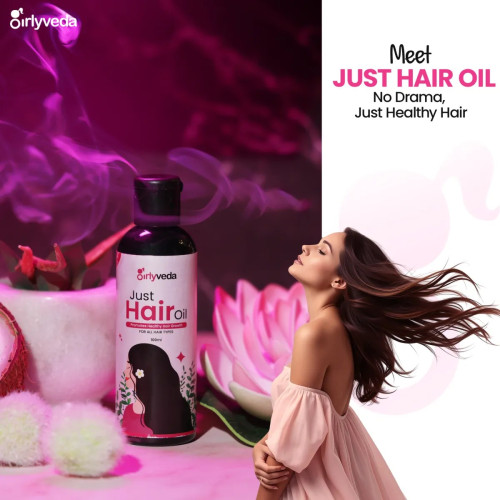 Girlyveda Kachnar Extract  Capsules + Just Hair Oil (60cap + 100ml Oil) (1Pack)