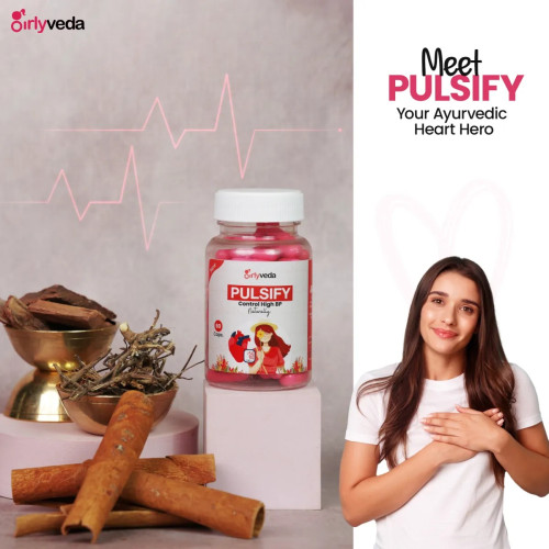 Girlyveda Pulsify  Capsules + Kachnar Extract  Capsules (Each 60Cap) (1Pack)