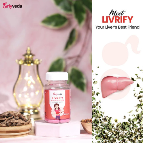 Girlyveda Livrify  Capsules + Kachnar Extract  Capsules (Each 60Cap) (1Pack)