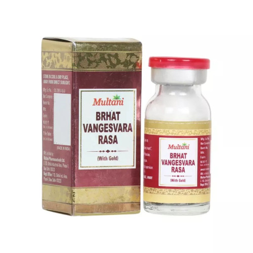Multani Brhat Vangesvara Rasa With Gold (30 Tablets)