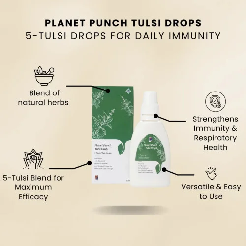 Planet Herbs Planet Punch Tulsi Drops (30ml)
