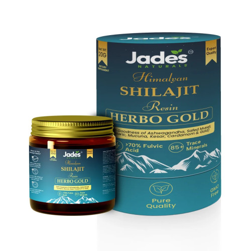Jades Naturals Himalayan Shilajit Resin Herbo Gold (20g)