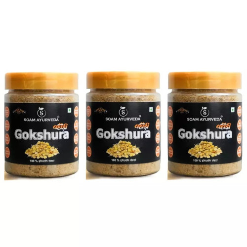 Soam Ayurveda Pahadi Gokshura (150g, Pack of 3)