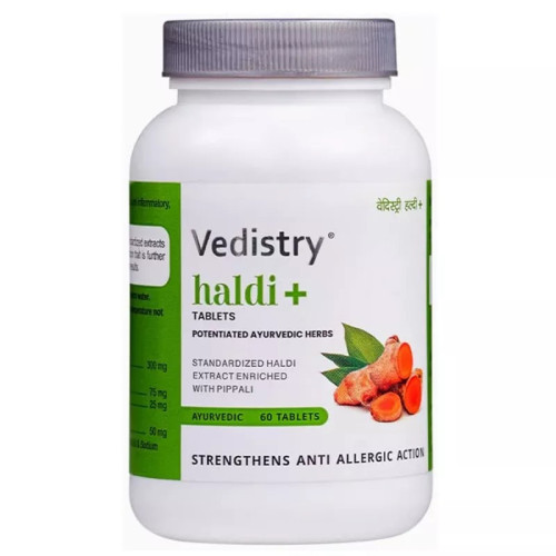 Vedistry Haldi+  Tablets (60 Tablets)