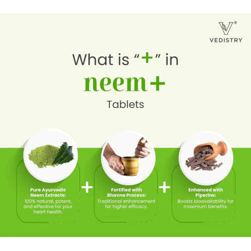 Vedistry Neem+  Tablets (60 Tablets)