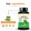 Deep Ayurveda Neem Vegan  Capsules For Supports Skin Health (60cap)