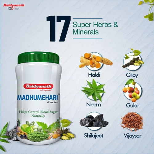 Baidyanath (Kolkata) Madhumehari Granules (200g)
