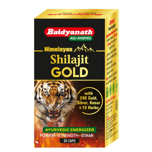 Baidyanath (Kolkata) Himalayan Shilajit Gold  Capsules (20cap)