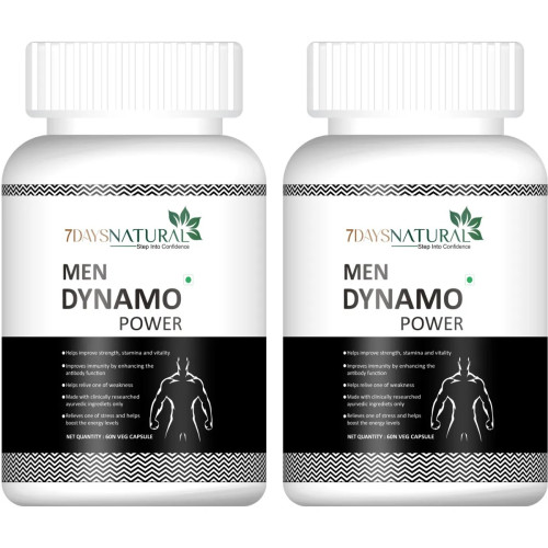 7Days Natural Men Dynamo Power  Capsulesule (60cap, Pack of 2)