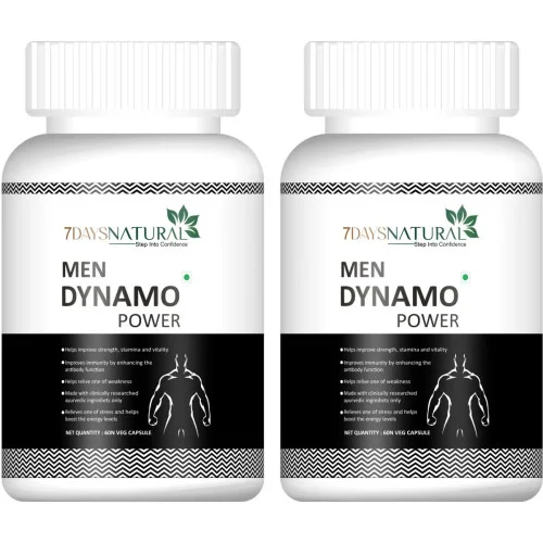 7Days Natural Men Dynamo Power  Capsulesule (60cap, Pack of 2)