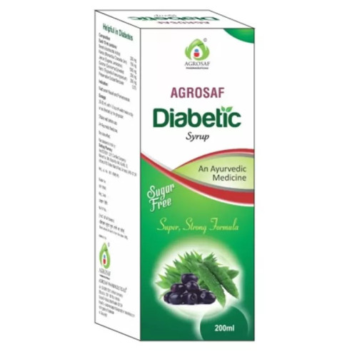 Agrosaf Pharmaceuticals Diabetic Syrup (200ml)