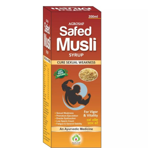 Agrosaf Pharmaceuticals Safed Musli Syrup (200ml)