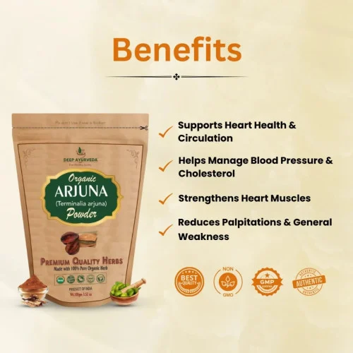 Deep Ayurveda Arjuna (Terminalia Arjuna) Powder (100g)