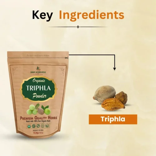Deep Ayurveda Organic Triphala Powder (100g)