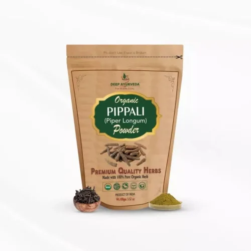 Deep Ayurveda Pipali (Pure Longum) Powder For Asthma (100g)
