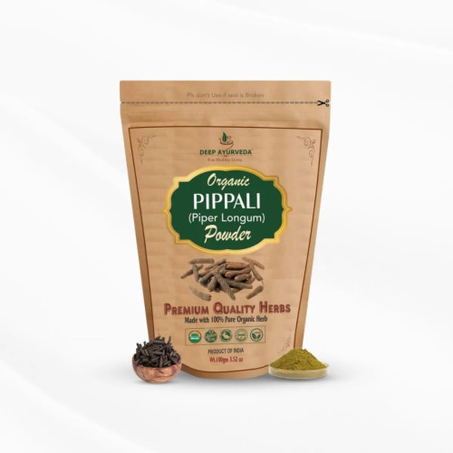 Deep Ayurveda Pipali (Pure Longum) Powder For Asthma (100g, Pack of 2)