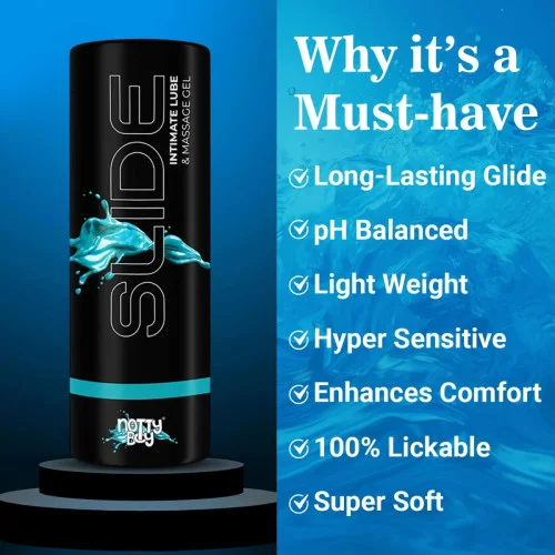 NottyBoy Slide Lubricant Gel Water Based (100ml)