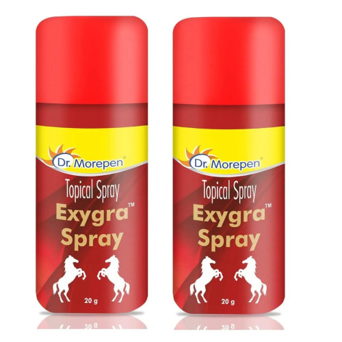 Dr Morepen Exygra Spray (20g, Pack of 2)