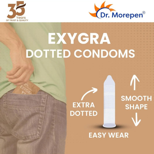 Dr Morepen Exygra Chocolate Flavoured Condoms (3pcs)