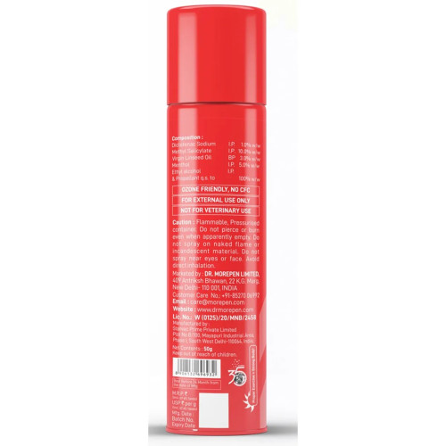 Dr Morepen Pain-X Spray For Body Pain Quick Relief (50g)
