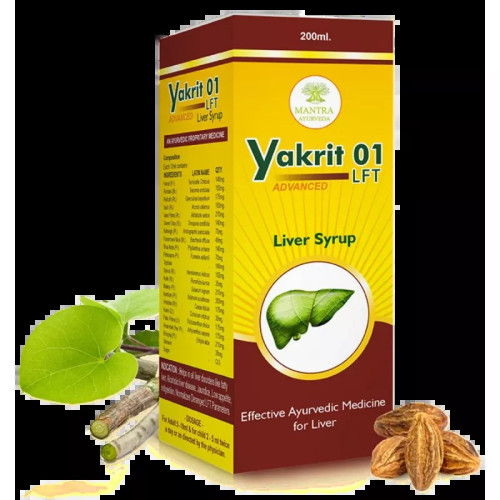 Mantra Ayurveda Yakrit 01 LFT Advanced Liver Syrup (200ml)