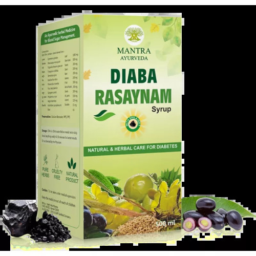 Mantra Ayurveda Diaba Rasaynam Syrup (500ml)