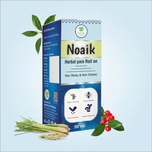 Mantra Ayurveda Noaik Herbal Pain Roll-On (50ml)