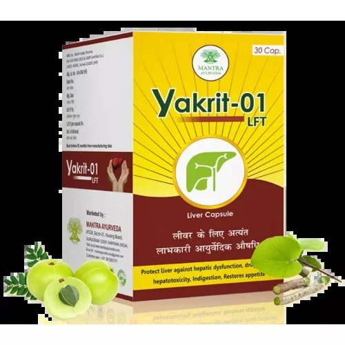 Mantra Ayurveda Yakrit-01 LFT  Capsulesule (30cap)