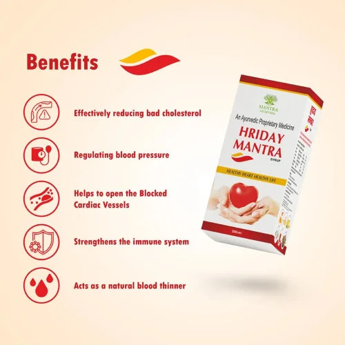 Mantra Ayurveda Hriday Mantra Blood Purifier Syrup (300ml)