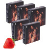 Raftaar Ox Strawberry Flavoured Extra Time Condoms (3pcs, Pack of 5)