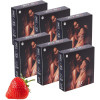 Raftaar Ox Strawberry Flavoured Extra Time Condoms (3pcs, Pack of 6)