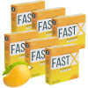Raftaar Fast X Mango Flavoured 1500+ Extra Dots Condoms (3pcs, Pack of 6)