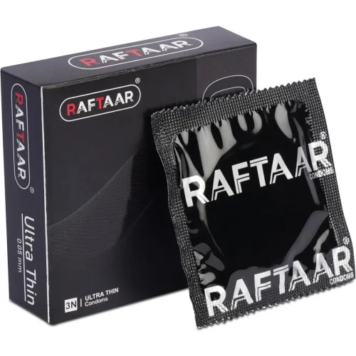 Raftaar 0.05Mm Ultra Thin Condoms (3pcs, Pack of 5)