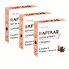 Raftaar Dotted & Ribbed Contoured Chocolate & Hazelnut Flavoured Condoms (4pcs, Pack of 3)