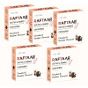 Raftaar Dotted & Ribbed Contoured Chocolate & Hazelnut Flavoured Condoms (4pcs, Pack of 5)