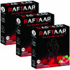 Raftaar Extra Time With Long Ride 1500+ Extra Dots Strawberry Flavoured Condoms (3pcs, Pack of 3)
