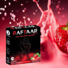 Raftaar Extra Time With Long Ride 1500+ Extra Dots Strawberry Flavoured Condoms (3pcs, Pack of 6)