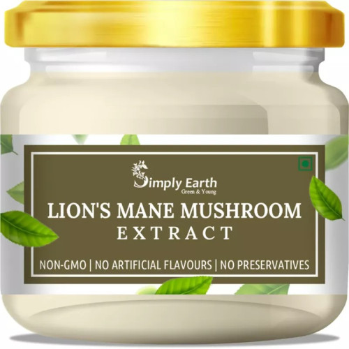 Simply Earth Lion'S Mane Mushroom Extract Powder (50g)