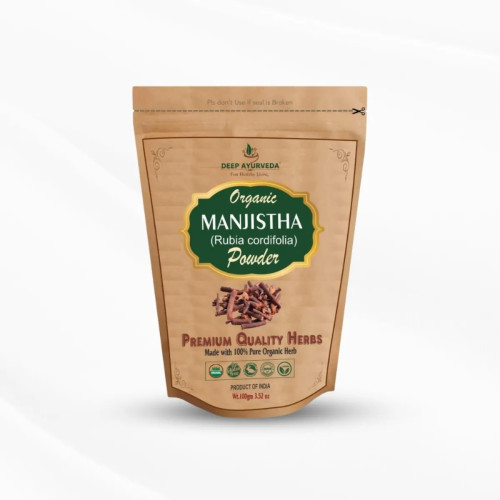 Deep Ayurveda Manjistha (Rubia Cordifolia) Powder (100g, Pack of 2)