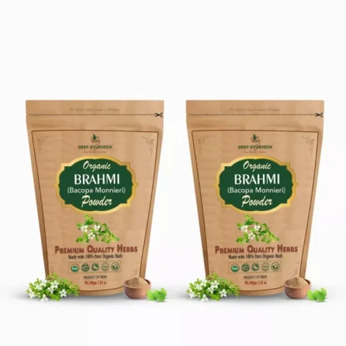Deep Ayurveda Brahmi (Bacopa Monnieri) Powder (100g, Pack of 2)