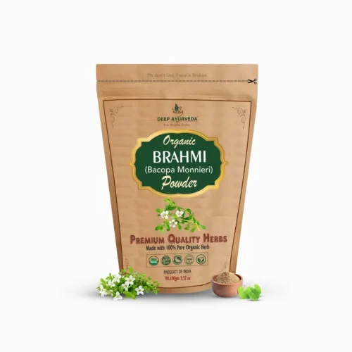 Deep Ayurveda Brahmi (Bacopa Monnieri) Powder (100g, Pack of 2)