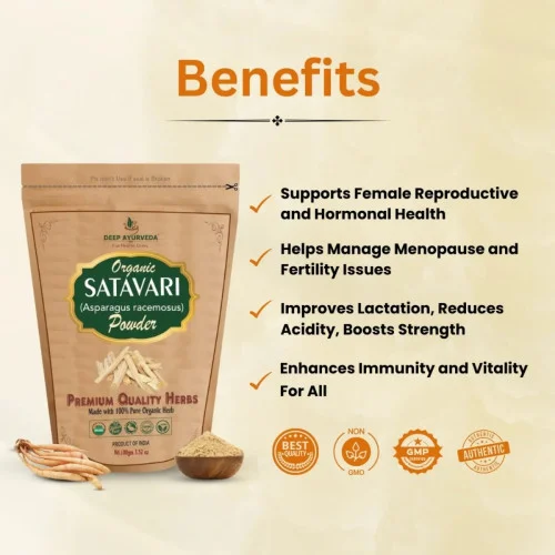 Deep Ayurveda Satavari (Asparagus Recemosus) Powder (100g)