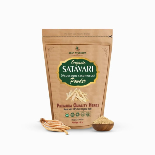 Deep Ayurveda Satavari (Asparagus Recemosus) Powder (100g, Pack of 2)