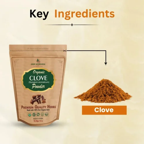 Deep Ayurveda Clove (Syzygium Aromaticum) Powder (100g)