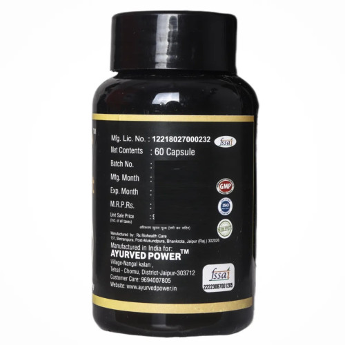 Ayurved Power Shilajit  Capsulesule (60cap)
