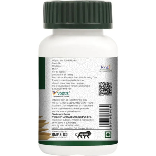Vogue Wellness Shatavari  Tablets (60 Tablets)